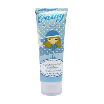 Cathy Make Me Snow L-Glutathione & Vit C Body Cream Airy Snow Cotton 230g.